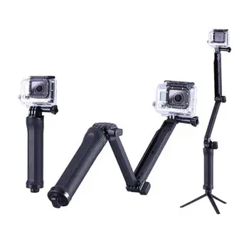 Atsparus vandeniui Selfie Stick Kintama rankenos + 3-Būdų, kaip su šlapia Danga Rankos Monopodzie Polių Trikojo Tinka GoPro Hero 9 8 7 6 Veiksmų Fotoaparatas