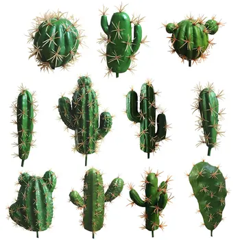 Aukštos Kokybės Putų Imituojamas Sultingi Žalieji Augalai Dirbtiniai Kaktusas Sultingi Augalų Bonsai Biuro Stalas Namuose Šaliai Dekoro