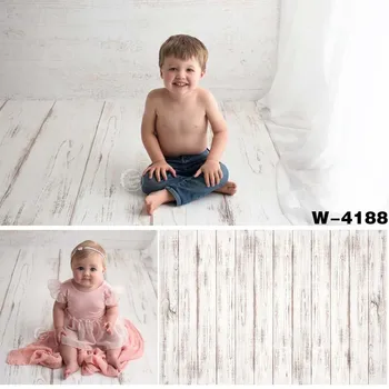 Baltos Medienos Fone Retro Vintage Medienos Grūdėta Tekstūros Fonas Baby Shower Photoshoot Portretas Rekvizitai Gimtadienio, Vestuvių Baneriai