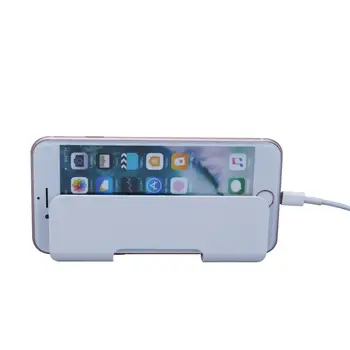 Baltos spalvos Mobilųjį Telefoną, Planšetinį kompiuterį Turėtojas Stovėti iPhone Sieninis laikiklis išmanųjį Telefoną, Planšetinį kompiuterį Kabinti Įkrovimo Stovas Laikiklis Laikiklis Laikymo Karšto