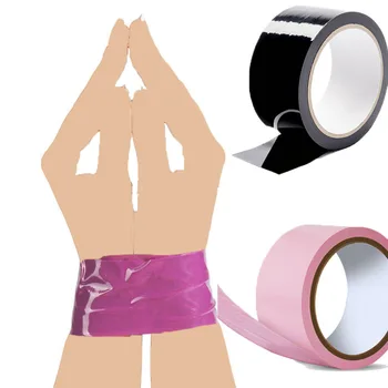 BDSM Fetišas virvės Bondage Tape vergas, sekso žaislai, provokuojantis alternatyvių surišo lipnia juostele seksas vaidmuo žaisti išnaudoti kūno