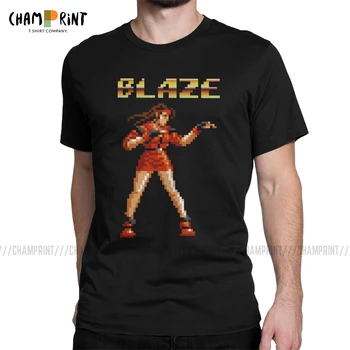 Blaze Fielding Iš Gatvės Pyktis T-Shirt Vyrai Genesis Derliaus Žaidimą Juokingi Medvilnės Marškinėliai Apvalios Apykaklės T Shirts Unikalus Viršūnės