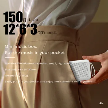 Bluetooth 5.0 Garsiakalbis Nešiojamų Lauko Belaidis Garsiakalbis Mini Kolonėlė 3D Stereo Muzikos Supa Paramos FM TF Kortelę Bass Box
