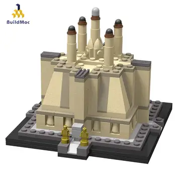 Buildmoc Miesto Pastatai, Šventyklos Erdvės Mūšio Modulinių Namų Statyba Sterne Filme Building Block Modelis Vaikas Žaislą Dovanų