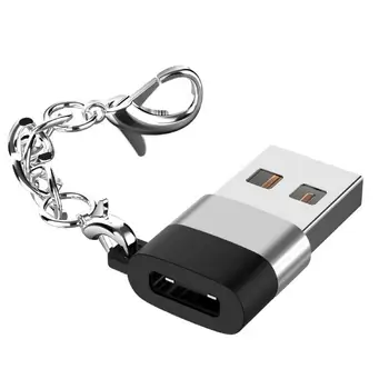 Daugiafunkcis USB Adapteris Nešiojamas Duomenų Perdavimo Metalo USB Male Tipo C Moterų Konverteris Tablet PC