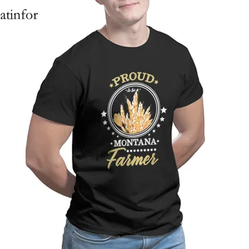 Didžiuojamės, Montana, Ūkininkui, Vietos Ūkininkai Mens Ūkininkavimo Wh T-Marškiniai, Didmeninė Drabužių Grafikos Anime Cosplay Retro Plus Size 18212