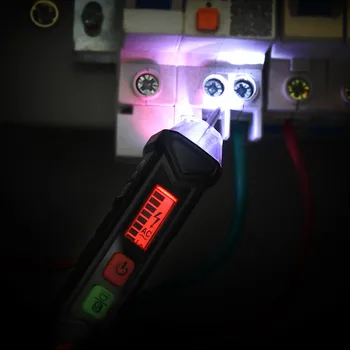 Digital Voltmeter Protingas Ne-Kreipkitės Pen Signalo Įtampos Detektorius Metrų Ac Voltmeter Testeris Auto Tachometras