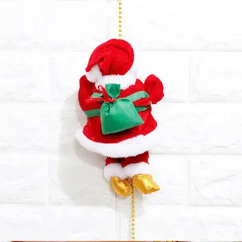 Elektros Kalėdų Senelis, Žaislų, Lipti Laiptais Kalėdų Vyras Lėlės Muzikos Kūrybos Vaikams Kalėdų Dovanos Žaislas U3