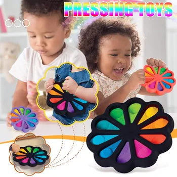 Fidget Dimple Žaislas Įtempių Vertus, Žaislai Vaikams ,Lengva naudoti,Minkšto Silikono Streso Atsarginiais Žaislai Suaugusių Vaikų Juokinga Anti Stresas