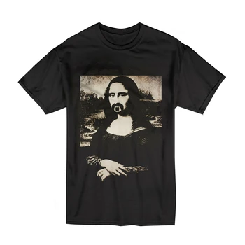Frank Zappa - Monallisa T-Shirt Dydis S-2Xl Juoda Spalva Streetwear Atsitiktinis Marškinėliai
