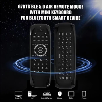 G7BTS Bluetooth 5.0 Giroskopas Oro Pelės Mini Klaviatūra, 5 ir Mokymosi Apšvietimas 