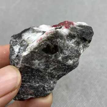 Gamtos Gyvsidabrio akmens Originalus raudonas Akmuo Gydymo Reiki Kristalų A28#