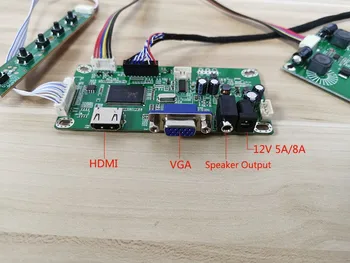 HDMI+VGA LCD Valdiklio plokštės Stebėti Rinkinys LVDS konverteris 2 560 X 1 440 LM270WQ1(SD)(F1) LM270WQ1-SDF1 ekranas ekranas