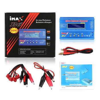 IMAX B6 Digital RC Lipo NiMh Baterijos Likutis Įkroviklis, KINTAMOSIOS srovės MAITINIMO 12V 5A Adapteris, SKIRTAS Transporto priemonių, Nuotolinio Valdymo Sraigtasparniai Žaislų