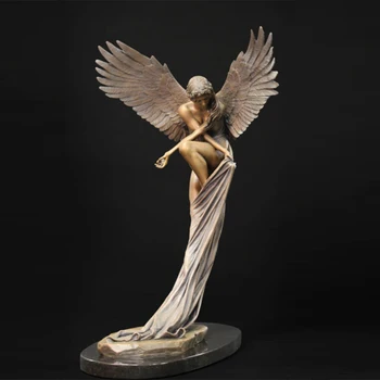 Išpirkimo Angelas Namų Dekoro Skulptūrų Kūrybos Statula Sodo Puošmena Reikmenys, Namų Angelų Figūrėlės Ornamentu Decoração