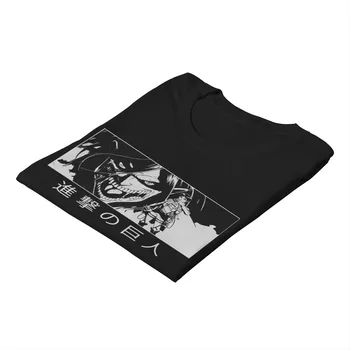 Išpuolis Titan Levi Akermano Grafinis marškinėliai Medvilnės Harajuku Anime Shingeki no kyojin Viršuje SNK Negabaritinių Tee Moteris/Vyras