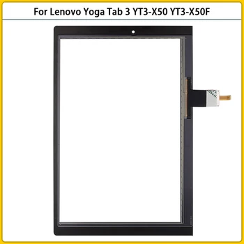 Jutiklinis Lenovo Jogos Tab 3 10.1 YT3-X50 YT3-X50F YT3-X50M Jutiklinio Ekrano Skydelis skaitmeninis keitiklis Jutiklis LCD Priekinis Stiklas, Pakeisti