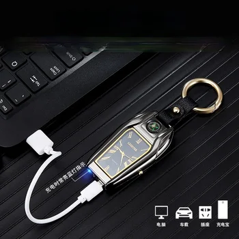 Kaitinimo Viela Lengvesni Kompasas Automobilio Pultelio Žiūrėti Įkrovimo Lengvesni Daugiafunkcinis USB Žiebtuvėlis Įtaisą Vyrų Technologija