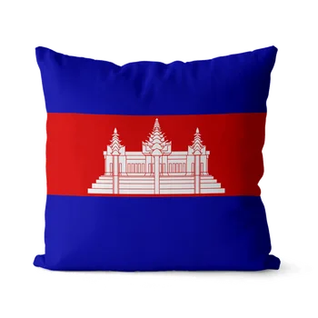 Kambodža mesti pagalvės, Dekoratyvinės Pagalvės Pagalvėlių Apvalkalus, Užvalkalas Pagalvėms už Sofa kambarys drobės Pillowcover namų dekoro