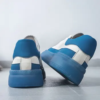 Karšto Pardavimo Mens Balta Atsitiktinis Shoes Mados Kvėpuojantis Platforma Tendencijos Leisue Mokyklos Avalynės Dydis 38-43 ERRFC