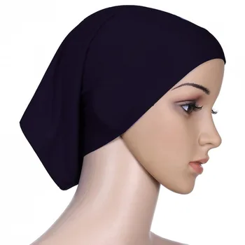 Karšto Pardavimo Vasarą Moterys Tampri Medvilnės Modalinį Turbaną Chemo Twist Hijab Skarų Ponios Variklio Dangčio Bžūp 2021