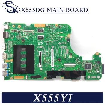 KEFU X555DG Nešiojamojo kompiuterio motininė plokštė, skirta ASUS X555YI X555Y X555D originalus mainboard 4GB-RAM A8-7410 CPU E5-M320
