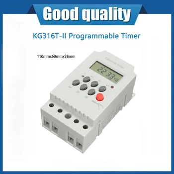 KG316T-II, Programuojamas Laikmatis, Skaitmeninis Laikas Pereiti LCD Micro-Kompiuterio Įjungimo Metu duomenų Valdytojas AC220V 25A