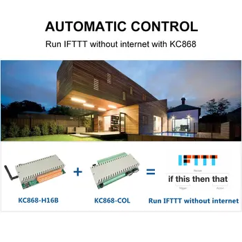 Kincony H16B Ethernet/WiFi TCP Rėlę Įjungti Žiniatinklio Serveris, duomenų Valdytojas Smart Home Asistentas, Automatikos Sistemos Modulis LAN WAN Domoticz