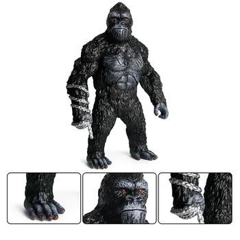 KingKong Pav 12inch/31cm, Beždžionės Gorila Veiksmų Skaičiai Milžinišką Orangutan Kolekcines, Dervų Modelis, Žaislai