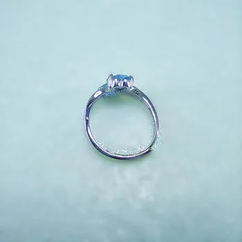 KJJEAXCMY fine jewelry gamtos mėlynas topazas 925 sterlingas sidabro naujas moterų brangakmenio žiedas paramos bandymo mados