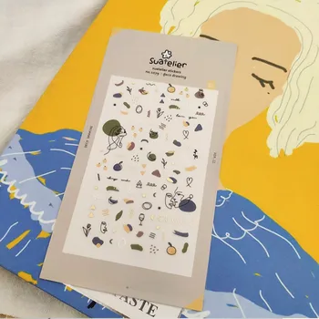 Korėjos Sonia Scrapbooking Die Cut Nagų Lipduką Deco piešimo, Raštinės reikmenys 