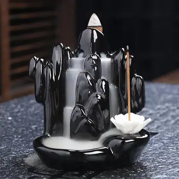Krioklys Keramikos Dūmų Censer Rankdarbių smilkalų Laikiklis Moliuskui Smilkalų Degiklis Stalo Namų Dekoro Arbatos Ornamentu