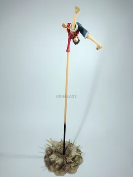 KUMALAZY Vienas Gabalas Luffy Pavara Antra Super Didelis Beždžionė D Luffy Poveikis Sence 35CM PVC Veiksmų Skaičius, Modelis Chirstmas Dovana