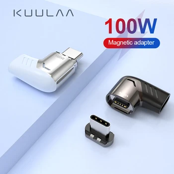 KUULAA 100W Magnetinio USB C Tipo Adapteris, Skirtas 