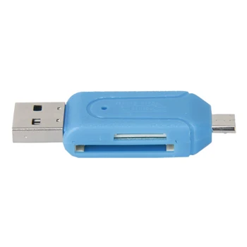 Kūrybos 2 In 1 Tipas-c USB OTG Adapterio TF/SD Kortelių Skaitytuvas Telefono Plėtinio Antraštės 