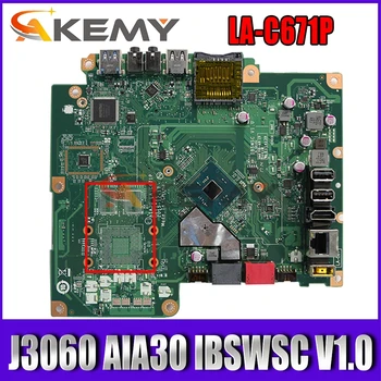 LA-C671P Pagrindinės plokštės Tinka Lenovo S200Z C2000 AIO Plokštė J3060 AIA30 IBSWSC V1.0 00UW333 testuotas, pilnai darbo