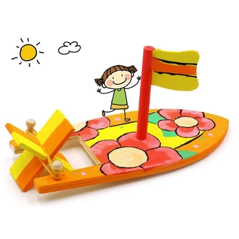 Laivo Modelį, Medinis Burlaivis, Montavimas modelių Kūrimo Rinkiniai Žaislai Buriavimo Vaikų Spalvinimo 
