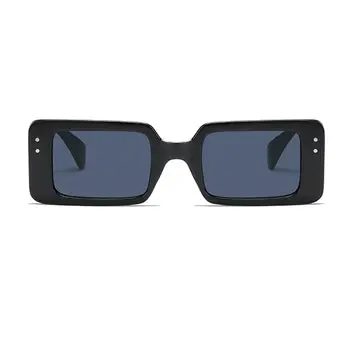 LongKeeper Derliaus Didelis Stačiakampis, Akiniai nuo saulės Moterims, 2021 Prekės Dizainerio Mados Kniedės Papuošti UV400 Akiniai Atspalvių Oculos