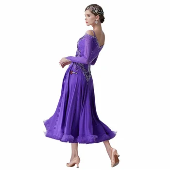 M-19278 Aukštos klasės sportinių praktikos suknelė moterims lyrinis kostiumas suknelė flamenko moterų sexy sportinių šokių suknelė parduodama