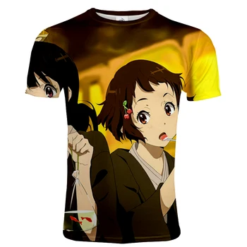 Mados Anime Yuuki Asuna 3D Atspausdintas T-shirt Vyrai/Moterys Atsitiktinis O-Kaklo Streetwear Marškinėlius Madinga Hip-Hop Unisex Marškinėliai Topai