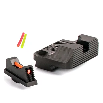 Magorui Žvilgsnio Nustatyti .230 Optinio Pluošto Priekiniai Akyse / Galiniai Kovoti su v3 už Glock standartinių modelių 17,17 L,19 Taktinis Medžioklės Reikmenys