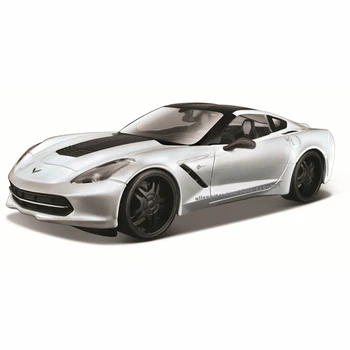 Maisto 1:24 Corvette Stingray Lydinio lieto statinio automobilio modelio, gamintojo įgaliotas rinkti dovanų žaislų įrankis