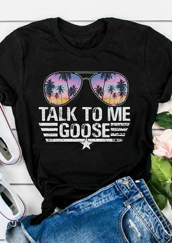 Man kalbėti Žąsų, Akiniai, Marškinėliai Tom Cruise Top Gun Juokingi marškinėliai