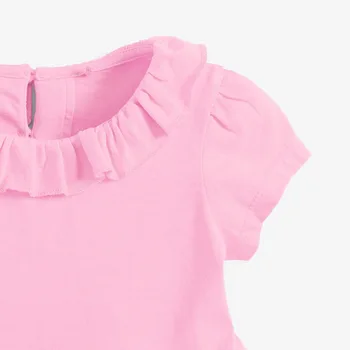 Mažai Specialistė, 2021 M. Vasaros Suknelė Rožinės spalvos Kūdikių Mergaitės, Gražių Drabužių, Minkštas Dėvėti Vaikams, Komfortą Suknelė Vaikams nuo 2 iki 7