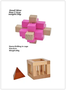 Medinė Dėlionė Žvalgybos Žaidimas Magic Box Smegenų Kibinimas Žaislas Vaikams IQ Švietimo Kong Ming medienos Užraktas Suaugusiems Vaikams