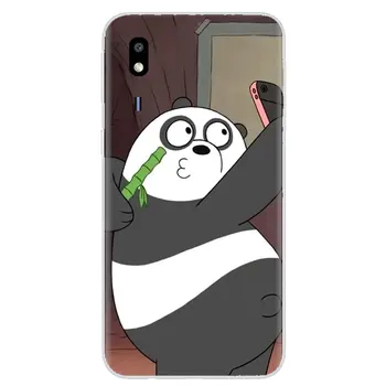 Mes ant Pliko Ledo Panda Bear Asmeninį Silikoninis Telefono dėklas, Skirtas Huawei Honor Y5 2018 2019 8S 9X Pro 20 10 10i Lite