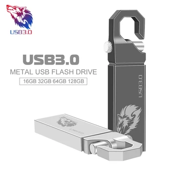 Metalinis Tušinukas Ratai 3.0 metalo USB Flash Diskas 128GB 64GB 32GB didelės spartos 16GB 8GB 4GB atminties Flash USB3.0 Stick