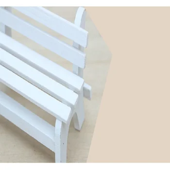Mini Baltos Kėdės Amatų Fotografavimo Rekvizitai Kūrybos Namai, Mediniai Papuošalai