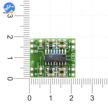 Mini PAM8403 2*3W Skaitmeninis Stiprintuvas Valdybos D Klasės Garso Garsiakalbio Garso plokštė 2.5 V 5V Modulio Amplificador