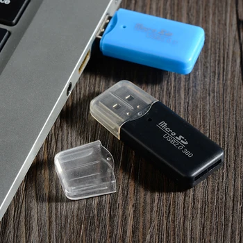 Mini USB2.0 Micro SD TF T-Flash Atminties Kortelės Skaitytuvas USB2.0 Kortelės Skaitytuvo Adapteris, Skirtas 